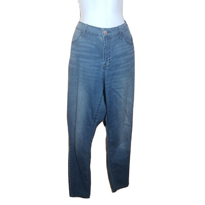 Old Navy Womens Super Skinny Jeans Mid Rise Blue Size 10 Tall