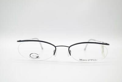 Vintage Marc O Polo by Metzler 7561 411 Blue Black Silver Half Rim