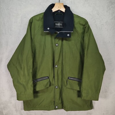 MILESTONE Jacke Herren Übergangs Gr. 48 Grün  Windbreaker outdoor Sport Jacke 