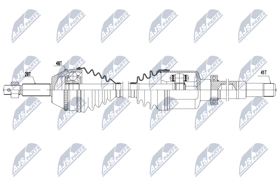 N.T.Y. NPW-FR-063.NTY Drive Shaft for FORD - Image 6