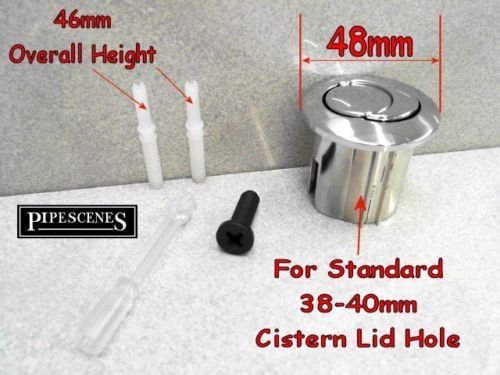 Roca Spare Flush Valve NEW STYLE AH0004800R & Dual Flush Push Button AH0001800R - Picture 3 of 4