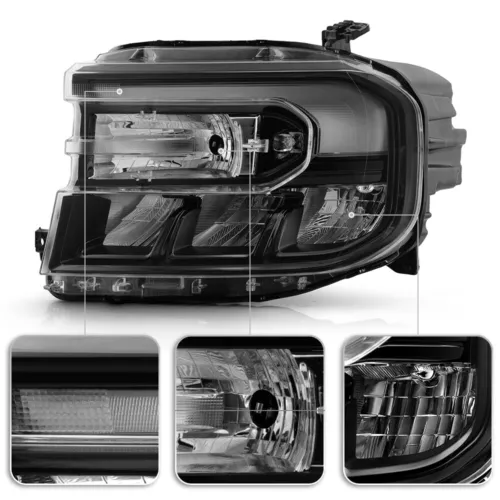Faros delanteros izquierdo/derecho Ford Maverick 2022-2024 negro con LED DRL - Imagen 7 de 14