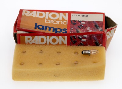 Radion 342 Lamp Bulb 6 V Screw Base, 10 pack