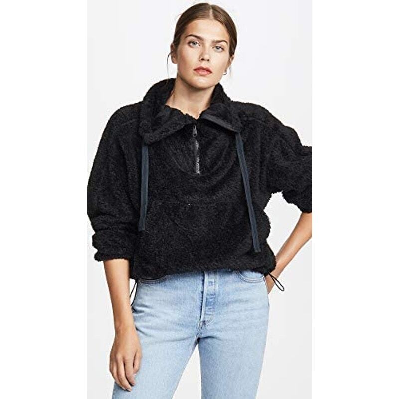 Free People Movement Big Sky Pullover Black Size Medium