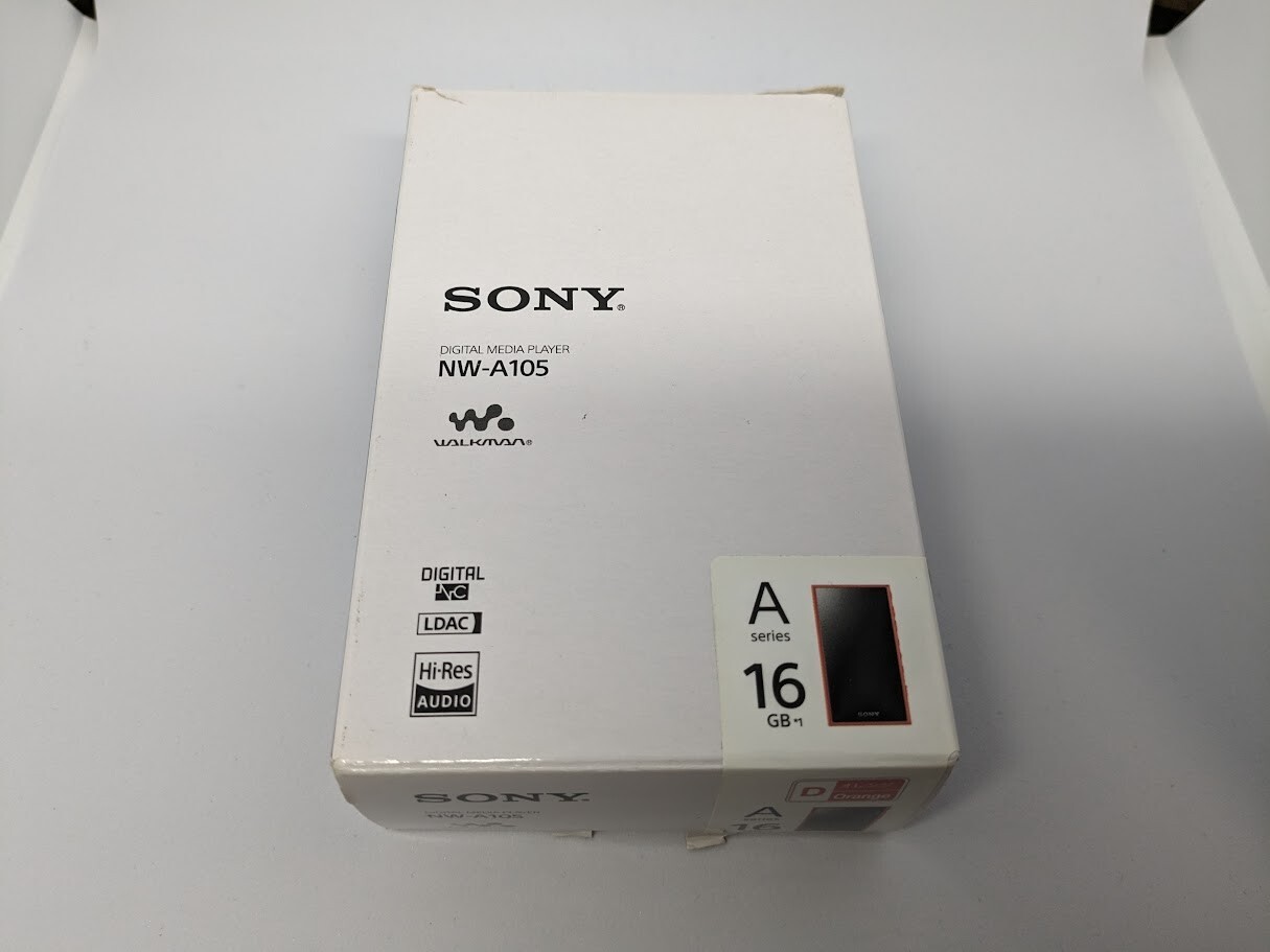 SONY Walkman NWA105 Red 16GB HighRes MP3 Portable Audio Player Used w