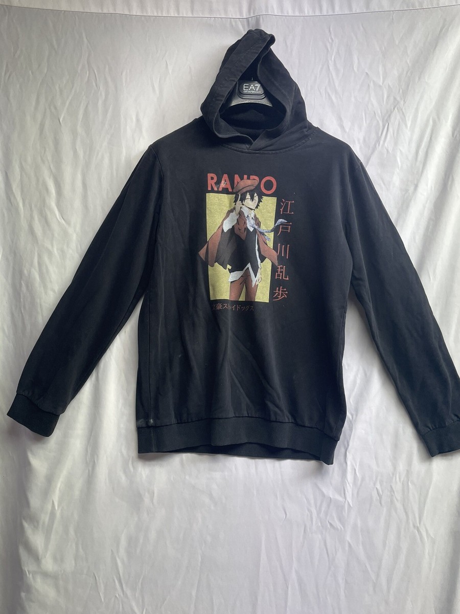 Ranpo Edogawa Anime Bungo Stray Dogs Hoodie Size Large Used