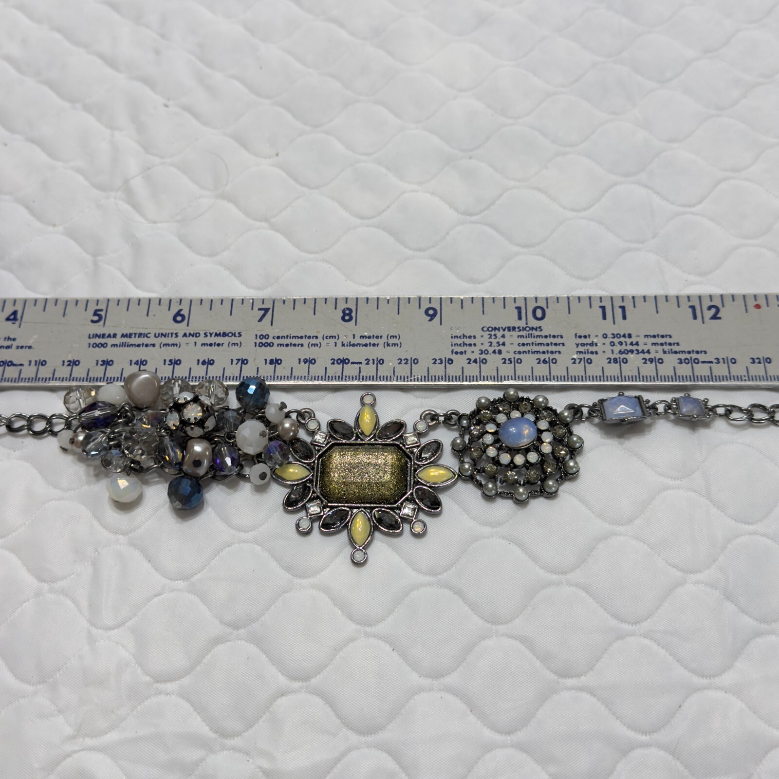 Chico’s Signed Statement Chunky Necklace Glam Jew… - image 8