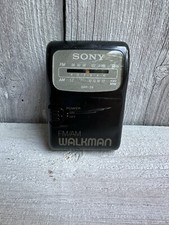 Vintage Walkman Sony SRF-39 FM/AM Radio Tested Working With Belt Clip