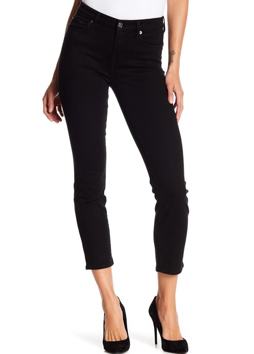 NWT 7 FOR ALL MANKIND Sz24 KIMMIE CROP CONTOUR WAIST MIDRISE