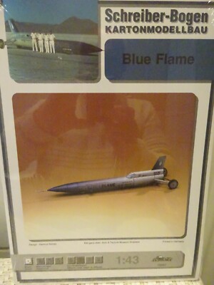 Blue Flame Schreiber-Bogen NEU Kartonbausatz Bastelbogen