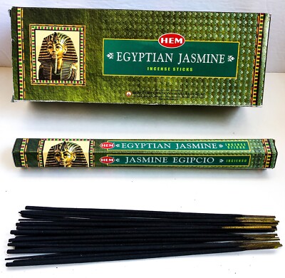 Hem Egyptian Jasmine Incense Sticks - Pick 20-40-80-100-120-160-200 Free Ship !