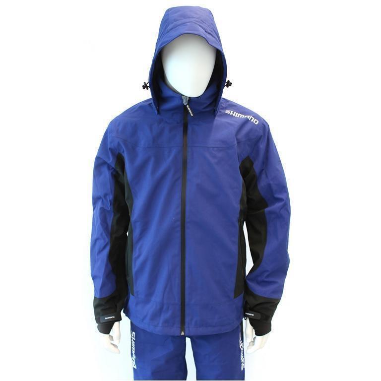 Куртка Shimano Angeljacke Blue Gr M Anglerjacke Wasserdicht Atmungsaktiv 24790₽