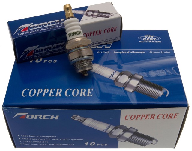 10 X TORCH COPPER CORE Spark Plug Repalces NGK BM6A eBay