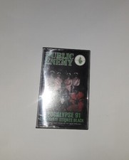 Public Enemy "Apocalypse 91" Cassette Tape, 1991 , Chuck D, Flava Flav