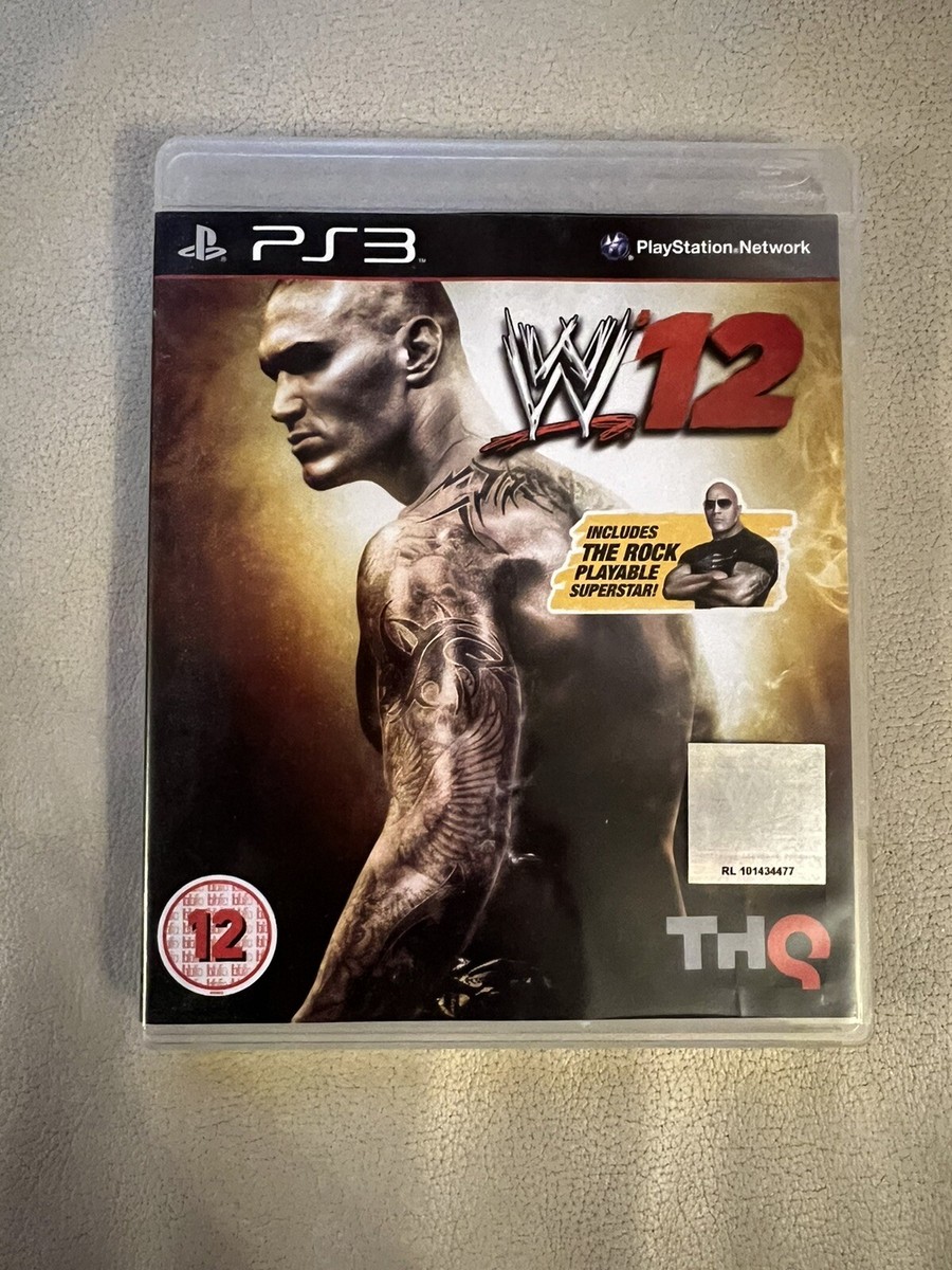 PS3 WWE '12 World Wrestling Entertainment WWF Game Sony