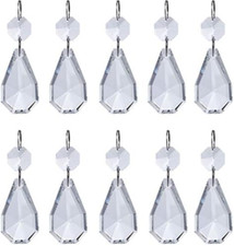 H&D - Magnifici prismi di cristallo, da appendere al lampadario, da 38 mm, con p