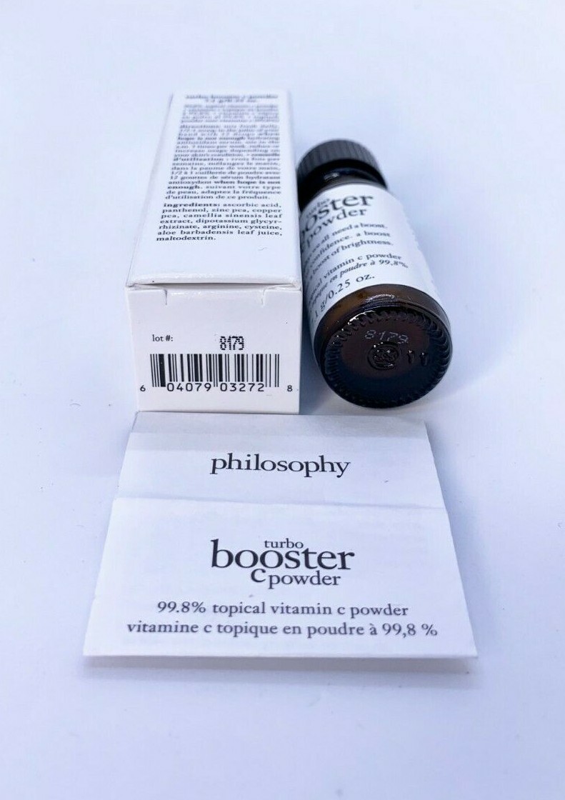 Philosophy Turbo Booster C Powder Topical Vitamin C 7.1 g / 0.25 OZ. NEW eBay