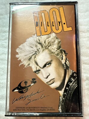 Whiplash Smile by Billy Idol (Cassette, 1986)