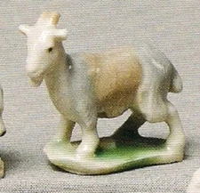 WADE GOAT WHIMSIES SET 10, 1959 FARMYARD ANIMALS, PRODUCTION ONLY 1 YEAR