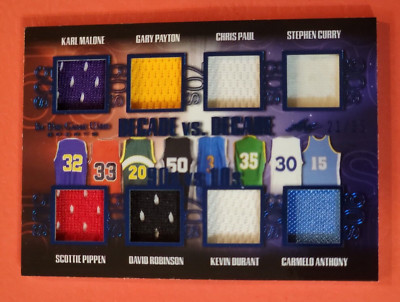 STEPHEN CURRY JERSEY CARD #d21/35 Kevin Durant SCOTTIE PIPPEN Chris Paul CARMELO