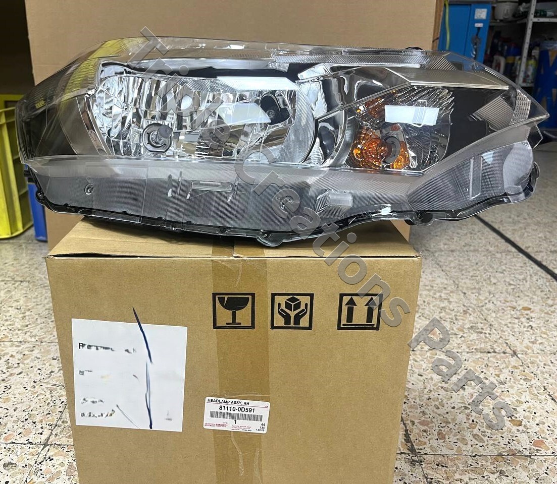 Genuine Toyota 81110-0D591 Headlamp Assy RH 811100D591 OEM | eBay