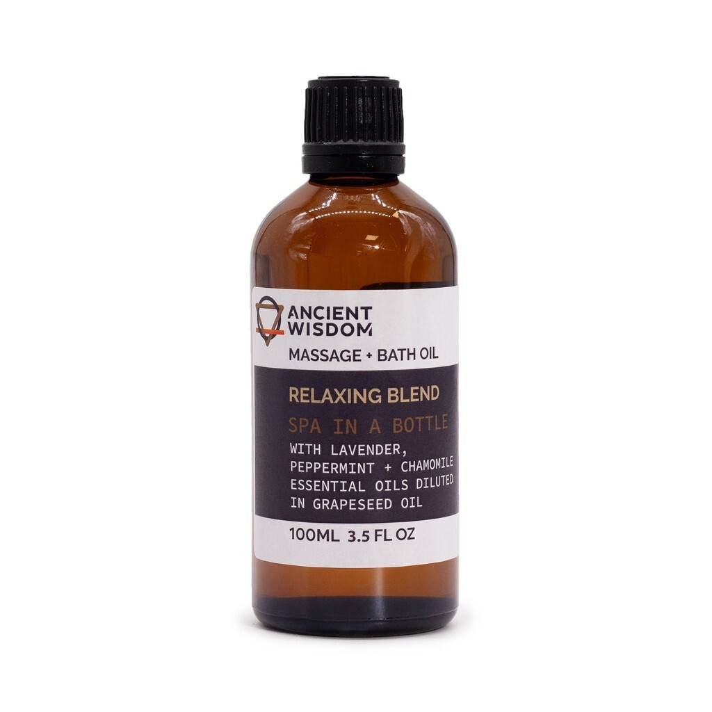 Massage and Bath Oil 100ml RELAXING Essential Oils Blend