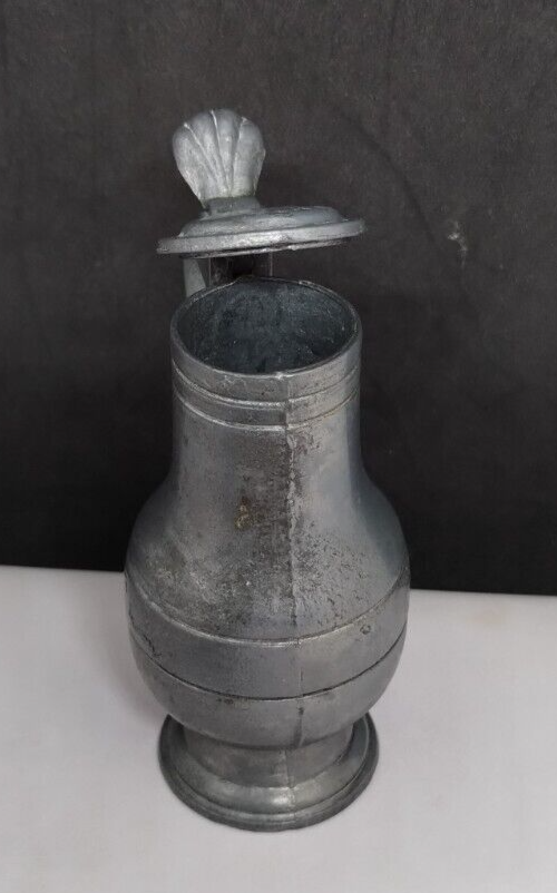 Vtg Pewter Mini Stein Signed 95%...(This Stein Comes Apart)...Super ...