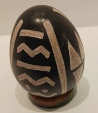 Decorative Hand Painted Stoneware Ceramic Egg Dinasour Egg