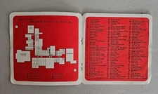 Cherry Hill Mall Directory and Listing of Shoppes Location Map 1960s New Jersey