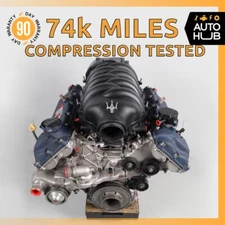04-16 Maserati Quattroporte M139 4.2L V8 F136U Engine Motor Assembly OEM 74k