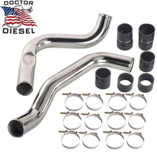 99.5-03 Ford 7.3 7.3L Powerstroke Diesel 3" HD Intercooler Pipe Boot & Clamp Kit