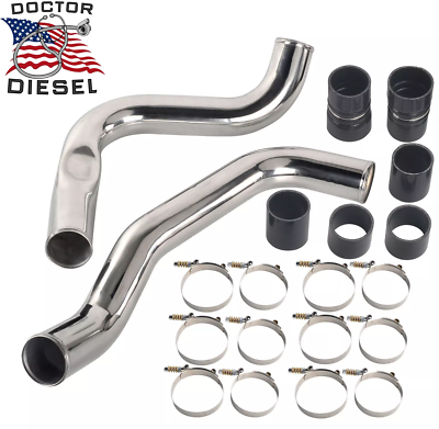 #ad #ad Polished 3quot; Intercooler Pipe amp; Boot Kit For 1999.5 2003 Ford 7.3L Powerstroke $179.95