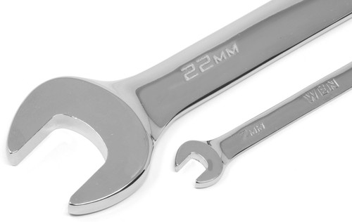WEN WR162 16pcs Reversible Ratcheting Metric Combination Wrench Set w/Pouch - Picture 5 of 7