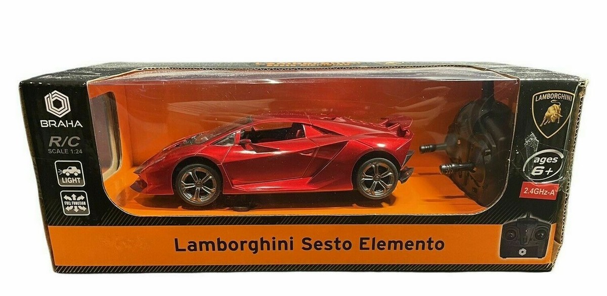 Braha Lamborghini Sesto Elemento Red Set RC Radio Control 1:24
