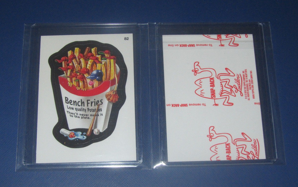 2016 WACKY PACKAGES ANS14 RED LUDLOW #82 BENCH FRIES NM/MT @@ RARE