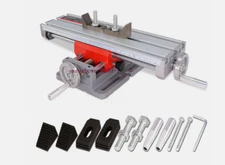 CNC X Y Axis Mini Bench Cross Slide ViseTable Milling Drilling Fixture Worktable