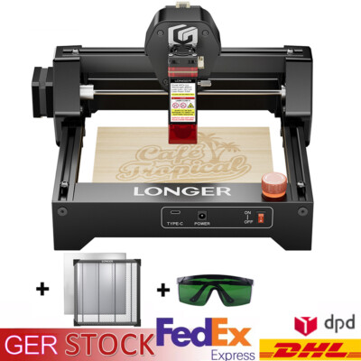 Portable Laser Engraving Machine +440X440 Honeycomb Panel +Goggles DIY KIT Tool