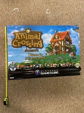 Animal Crossing Nintendo Gamecube Vinyl Double Sided poster Store Display RARE