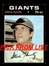 1971 Topps 181-523 VG-EX Pick From List All PICTURED rr8