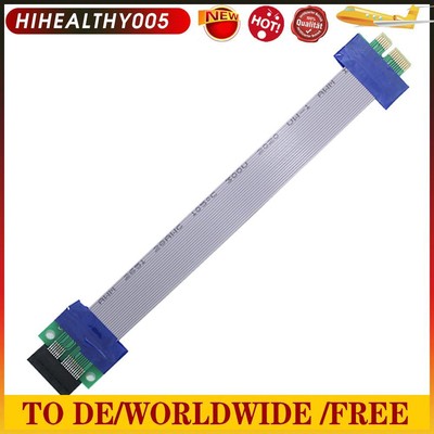 Flexible PCI Express Riser Card Extender Extension Cable PCIe 1X to 1X Converter
