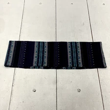 Purple & Gray Design Rectangle Wrap Scarf Adult One Size