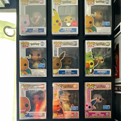 Funko Pop! Pokémon Vinyl Mixed Lot 10 Pack Mew Pikachu Eevee Dragonite GameStop