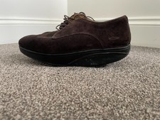 MBT - Curved Rocker Sole - Men's shoes - Dark Brown Suede - UK size 6.5