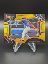 2024 Panini Select Brandon Sproat Diamond Level Gold 10/10 Last On Print!