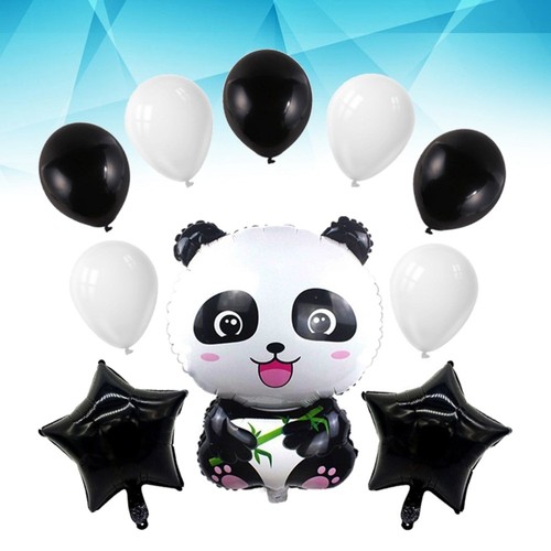 Kit Vaisselle Jetable Fête Panda 61 Pièces - Assiettes, Gobelets, Serviettes, Nappe - Décoration Anniversaire Trousse Legami Panda