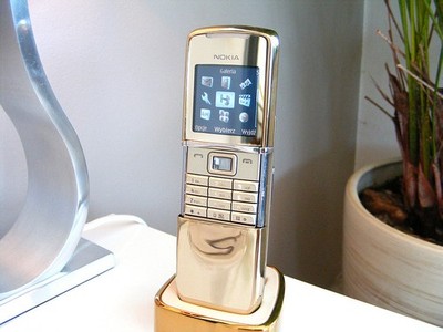 Nokia 8800 Sirocco Gold 18k (call protection, ideal, factory unlocked)