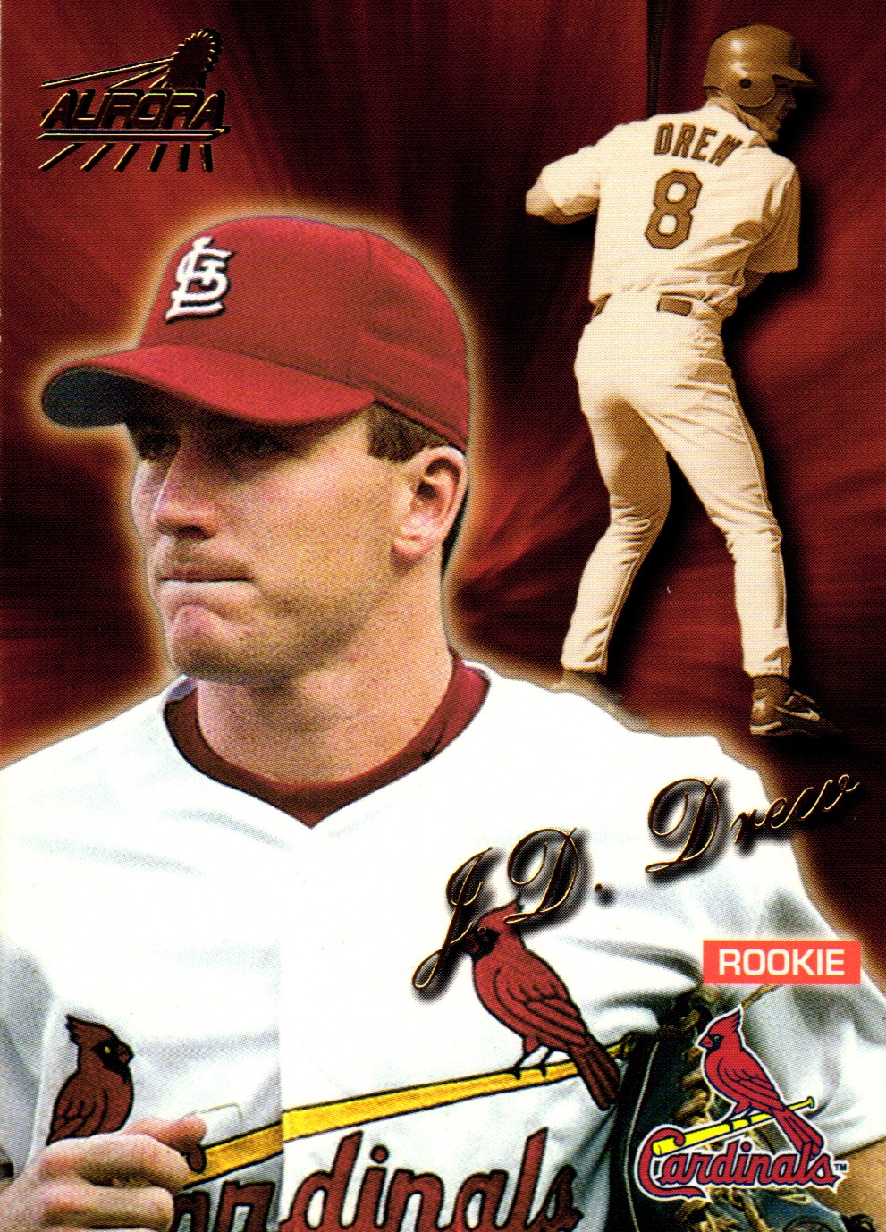 1999 Pacific Aurora #153 J.D. Drew