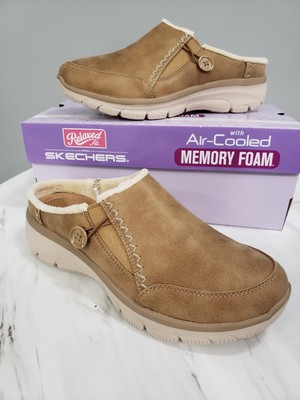 NEW Skechers Easy Going Sundaze Taupe Women's Clogs Shoes SLIP ON 167863 - SZ 10