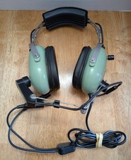 David Clark Aviation Pilot Headset Model H10-30 Dual Plug Boeing Compatible 