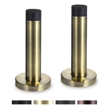 2 Pack 3.5 Inch 304 Stainless Steel Heavy Duty Door Stop Antique Brass